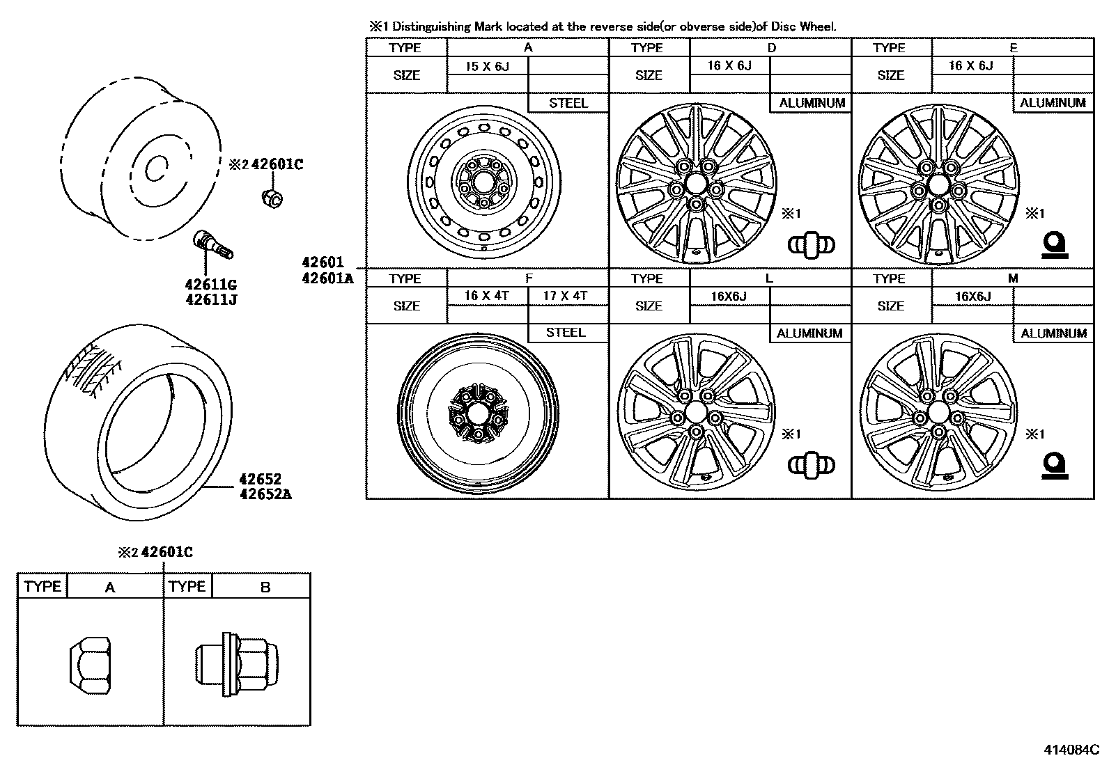 4103 — DISC WHEEL & WHEEL CAP