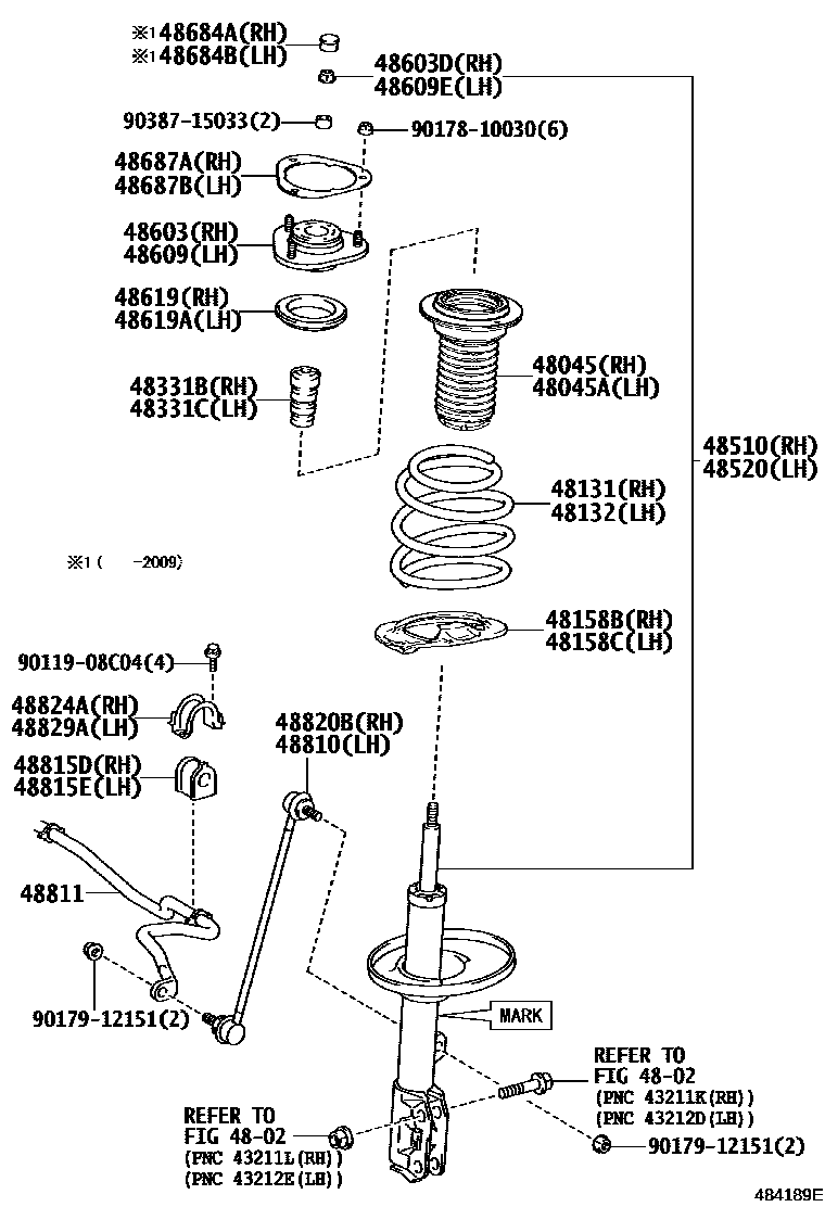 4803 — FRONT SPRING & SHOCK ABSORBER