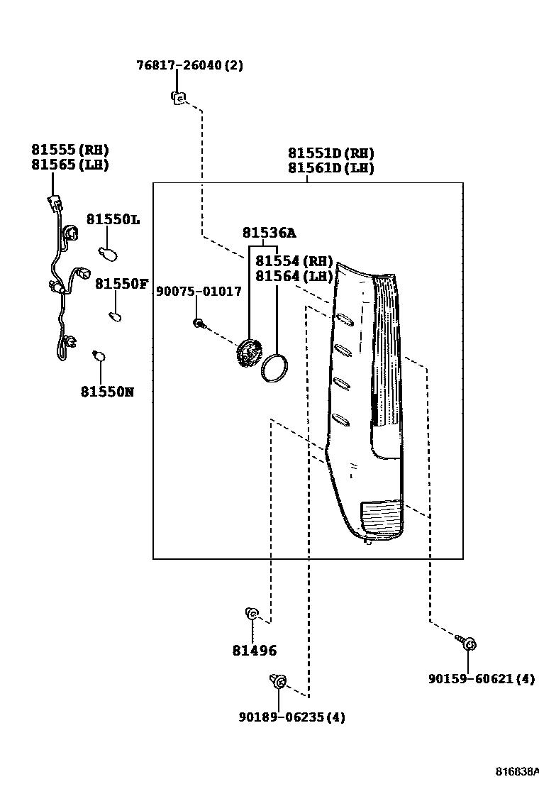 8111 — REAR COMBINATION LAMP