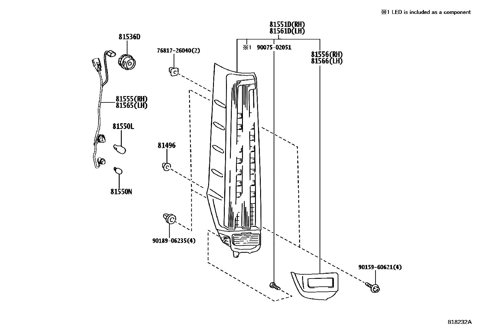 8111 — REAR COMBINATION LAMP