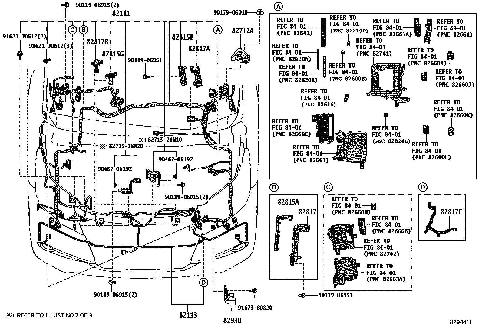 8202 — WIRING & CLAMP