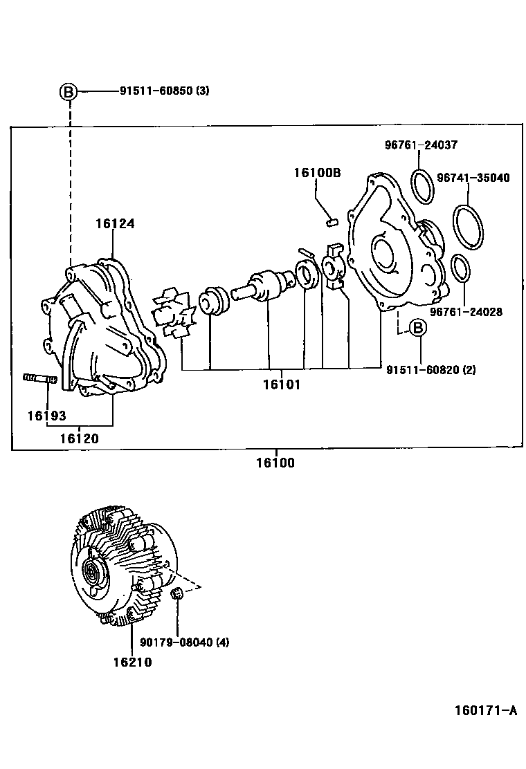 1601 — WATER PUMP