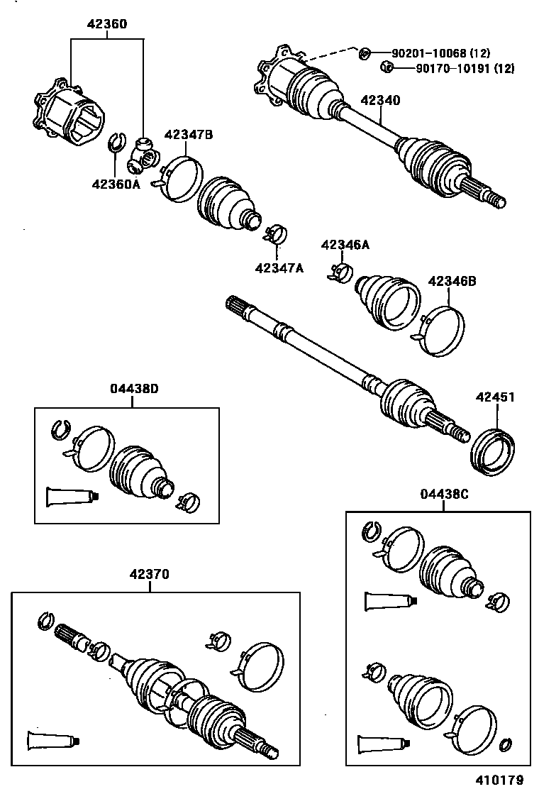 4102 — REAR AXLE SHAFT & HUB
