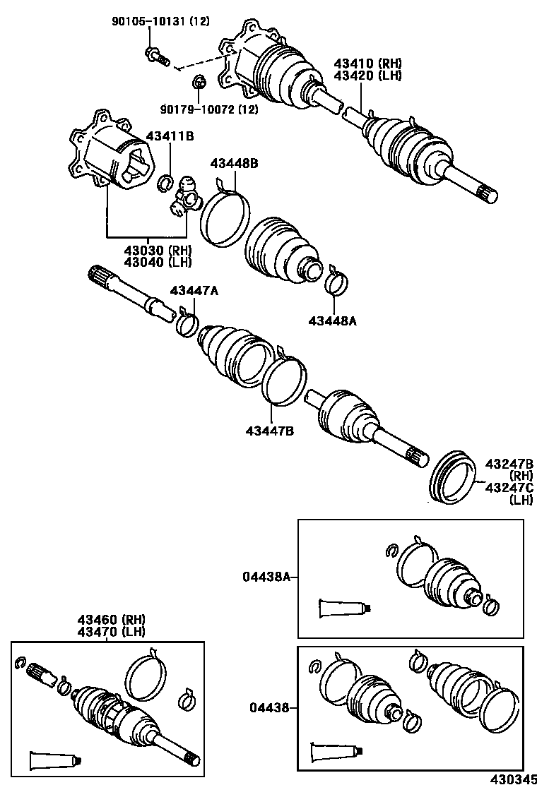 4302 — FRONT DRIVE SHAFT