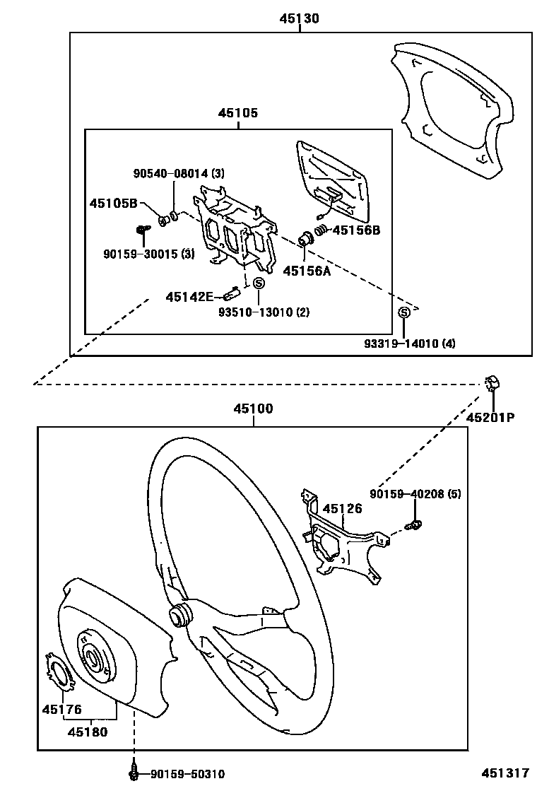 4504 — STEERING WHEEL