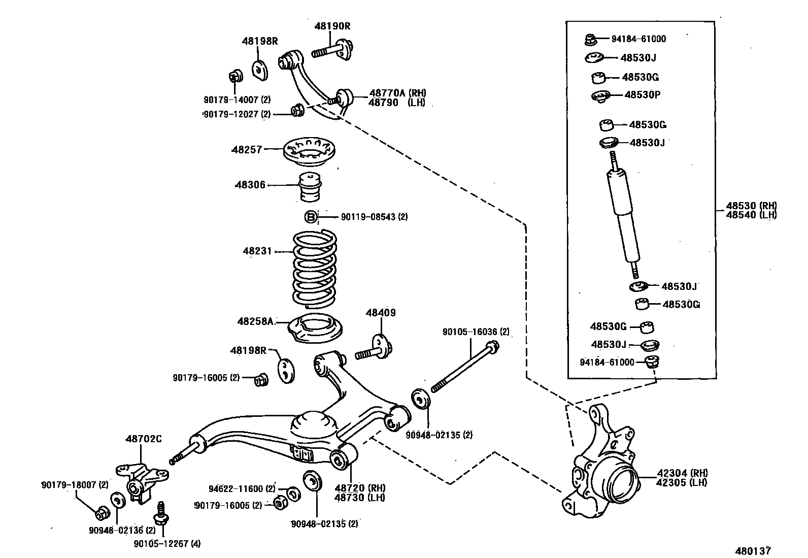 4804 — REAR SPRING & SHOCK ABSORBER