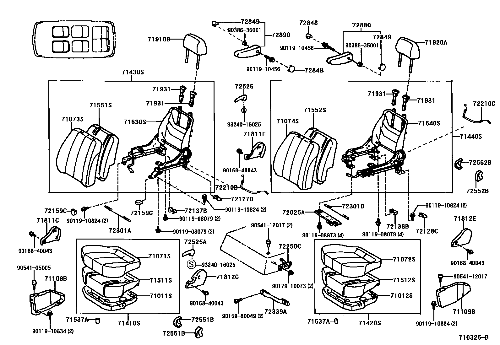 7151 — SEAT & SEAT TRACK