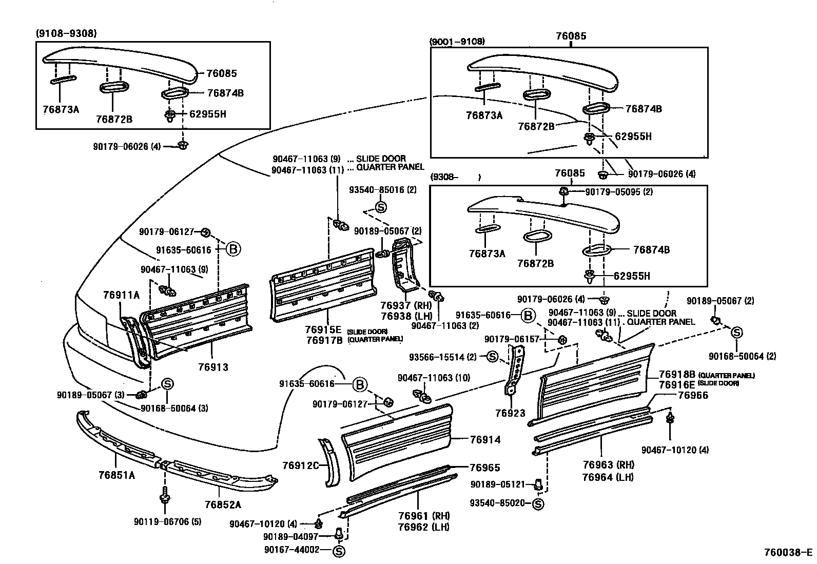 7652 — SPOILER & SIDE MUDGUARD