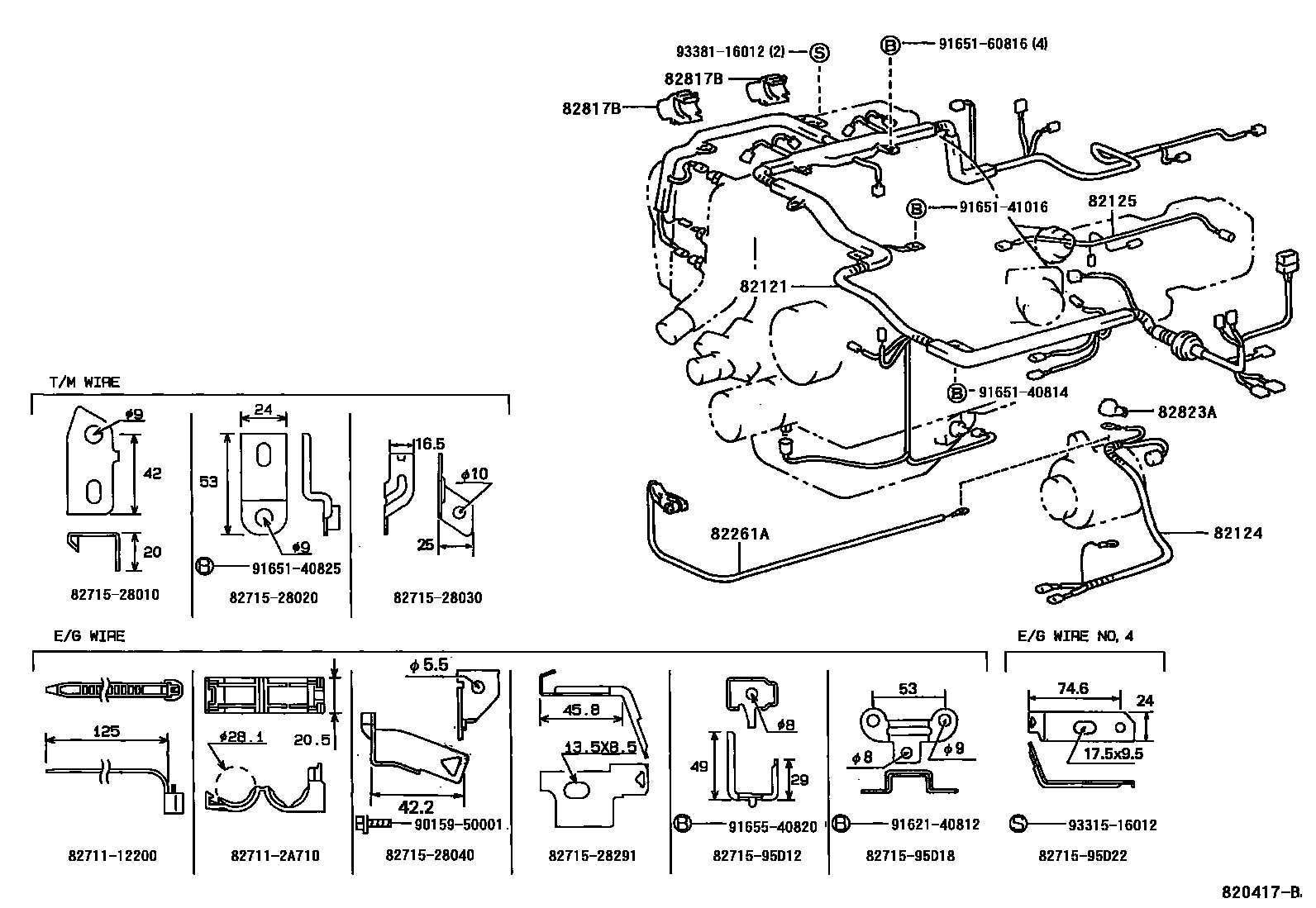 8202 — WIRING & CLAMP