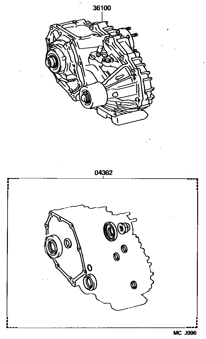 3608 — TRANSFER ASSEMBLY & GASKET KIT