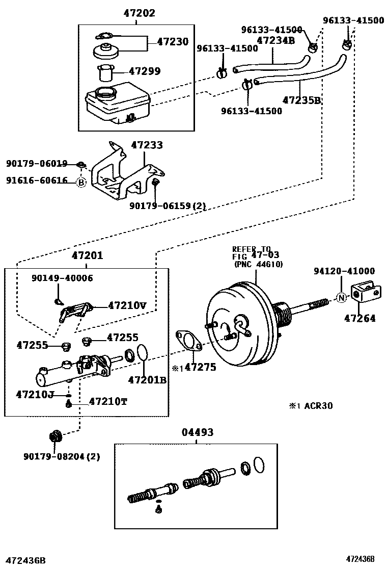 4702 — BRAKE MASTER CYLINDER