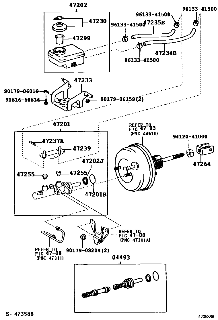 4702 — BRAKE MASTER CYLINDER