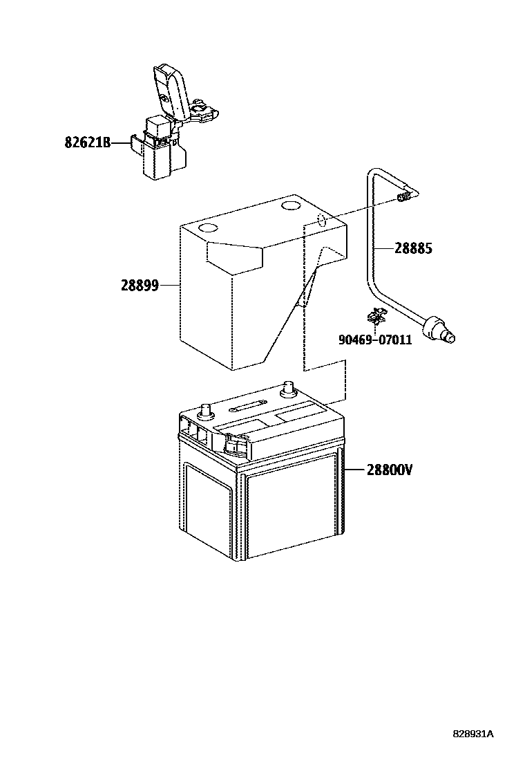 8201 — BATTERY & BATTERY CABLE