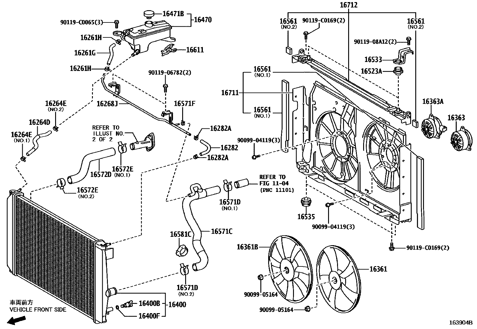 1603 — RADIATOR & WATER OUTLET