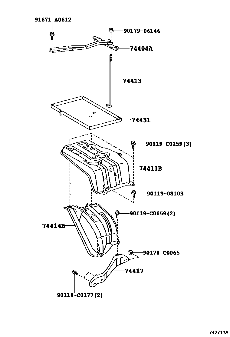 7454 — BATTERY CARRIER