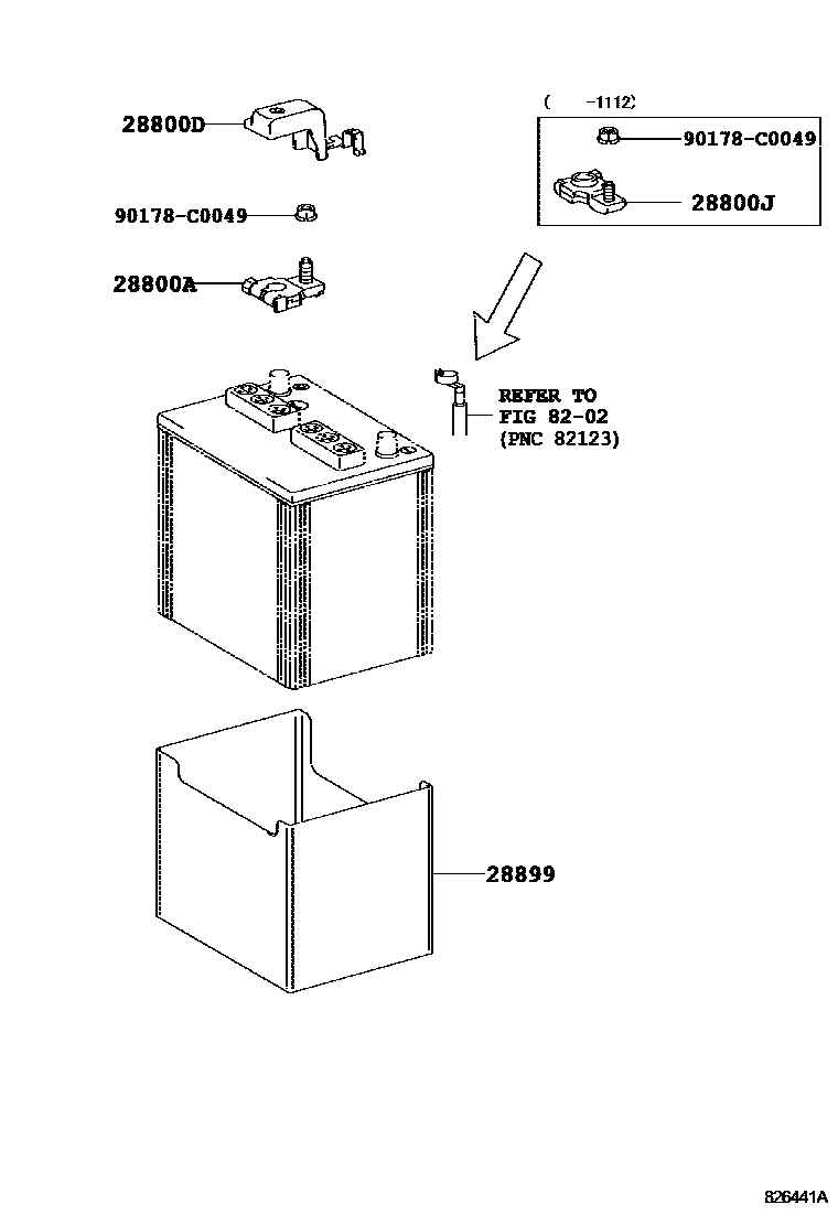8201 — BATTERY & BATTERY CABLE
