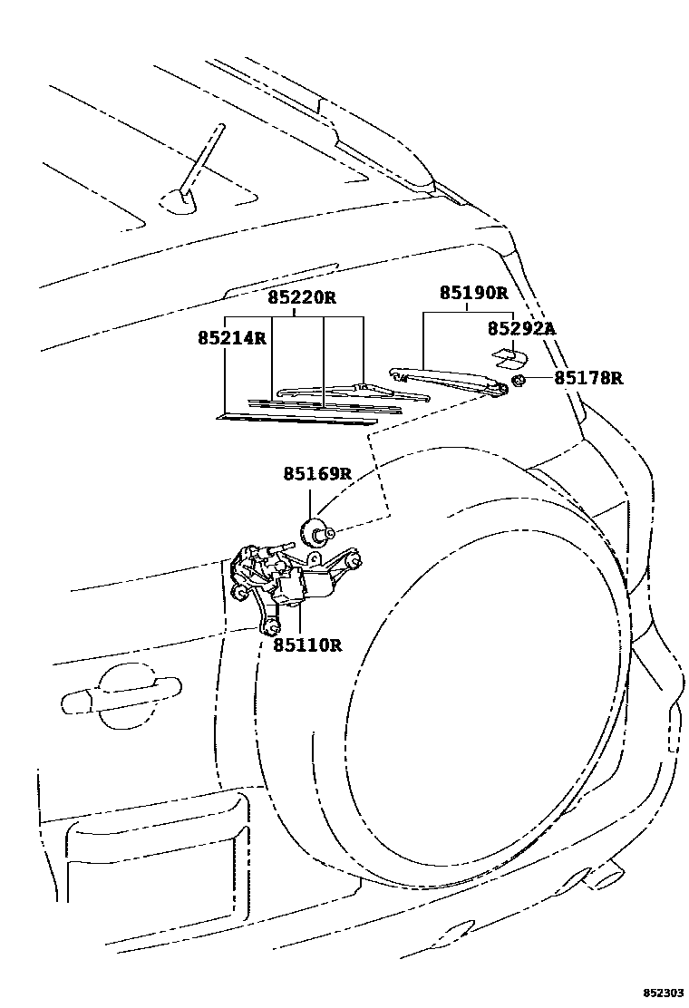 8502 — REAR WIPER