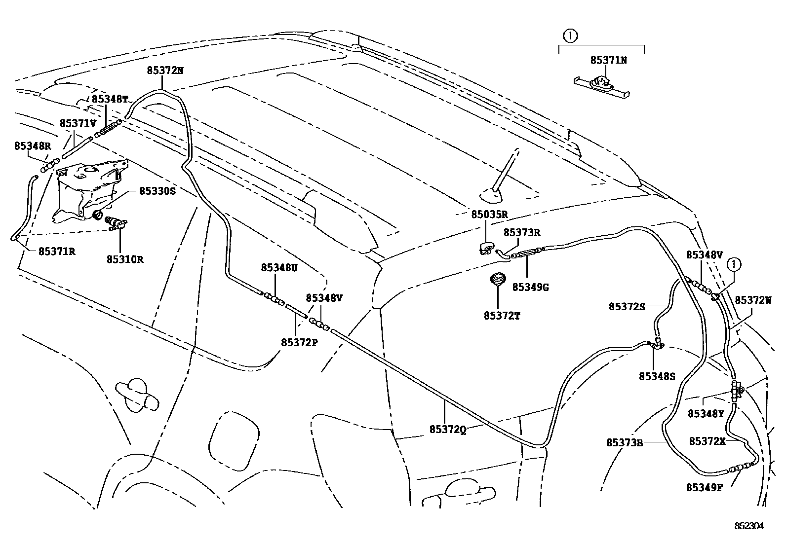 8504 — REAR WASHER