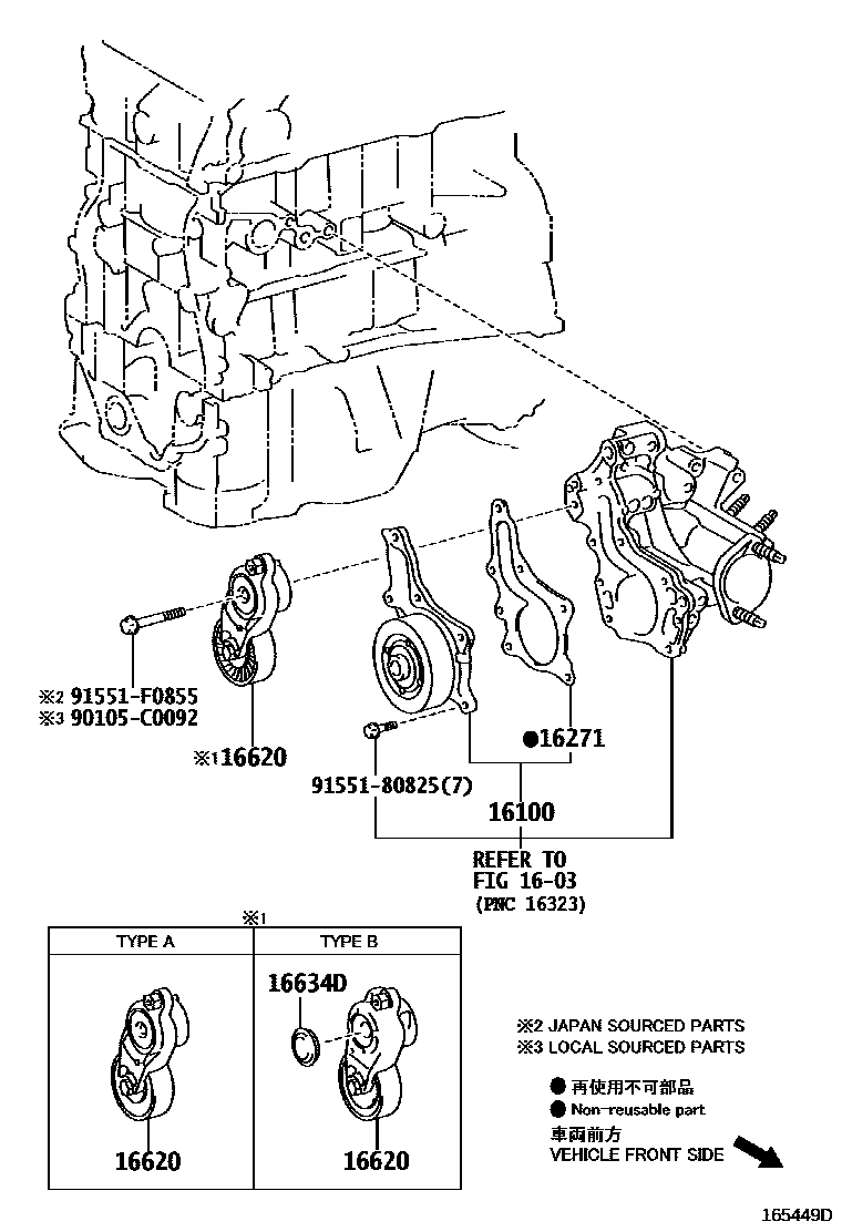 1601 — WATER PUMP