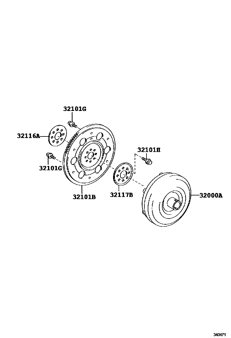 3402 — TORQUE CONVERTER, FRONT OIL PUMP(CVT)