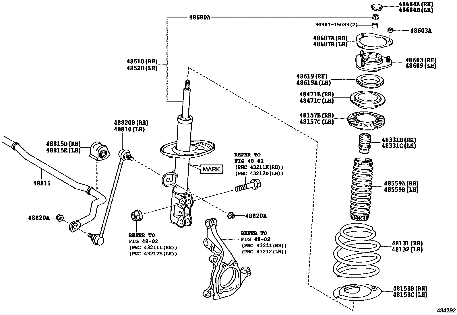 4803 — FRONT SPRING & SHOCK ABSORBER