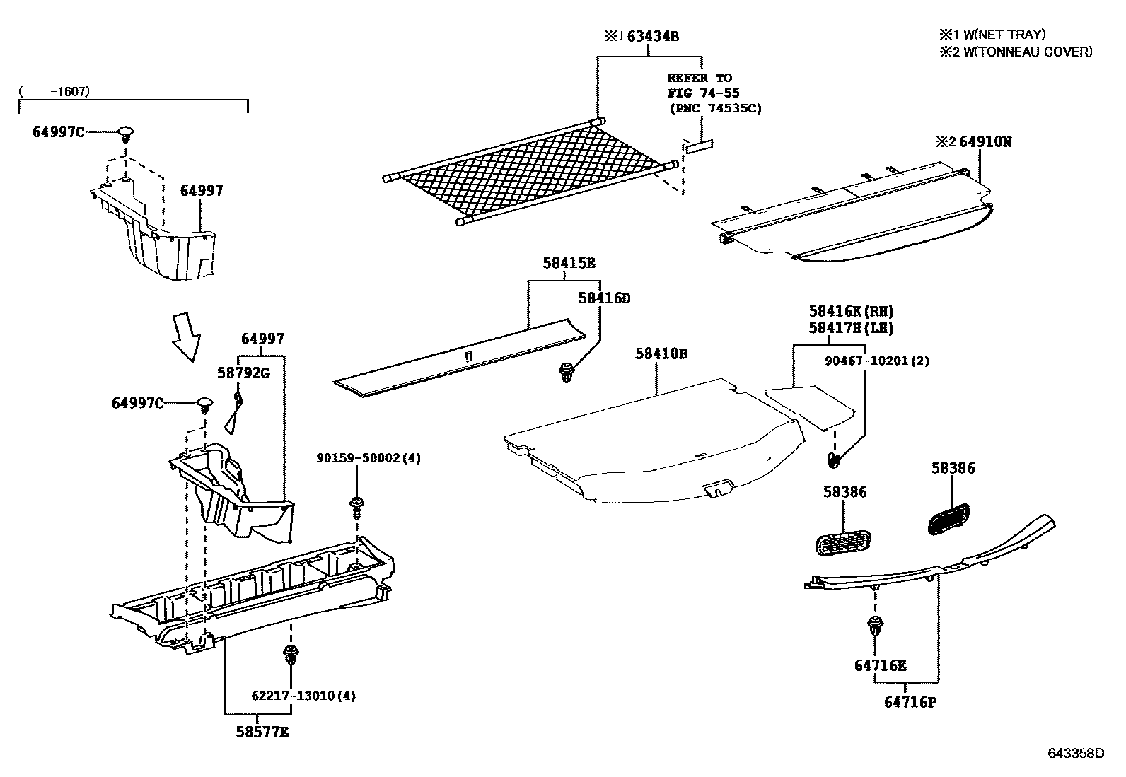 6455 — DECK BOARD & DECK TRIM COVER