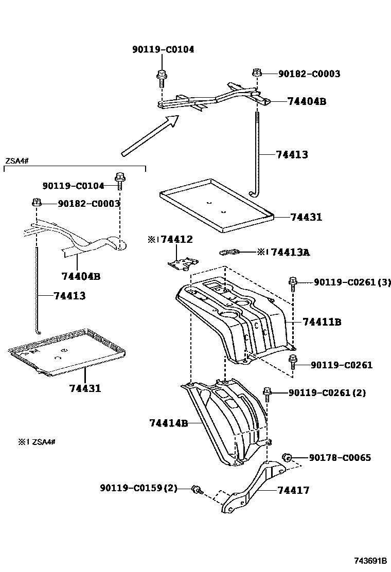 7454 — BATTERY CARRIER