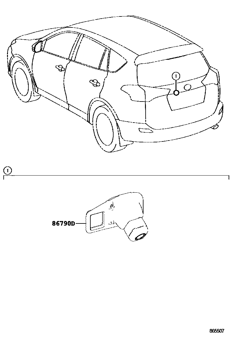 8606 — CAMERA & REAR MONITOR DISPLAY
