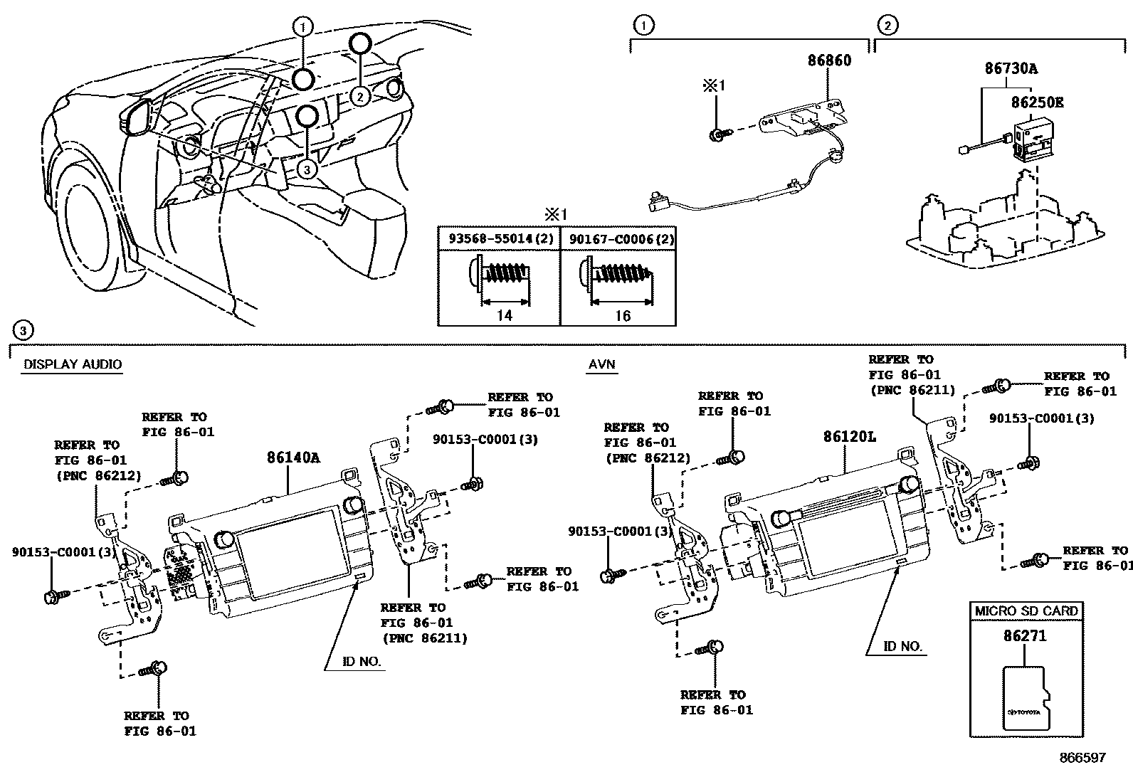 8603 — NAVIGATION & FRONT MONITOR DISPLAY