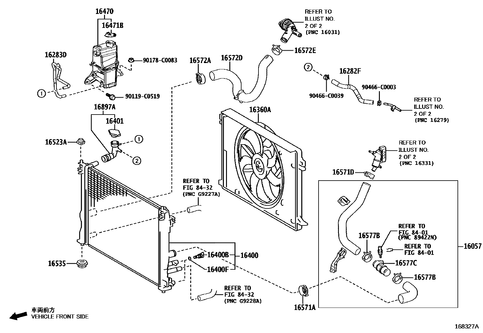 1603 — RADIATOR & WATER OUTLET