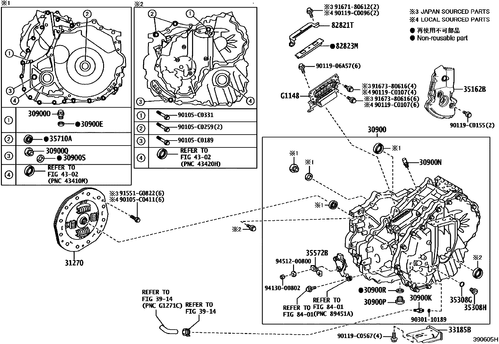 3901 — TRANSAXLE ASSY(HEV OR BEV OR FCEV)