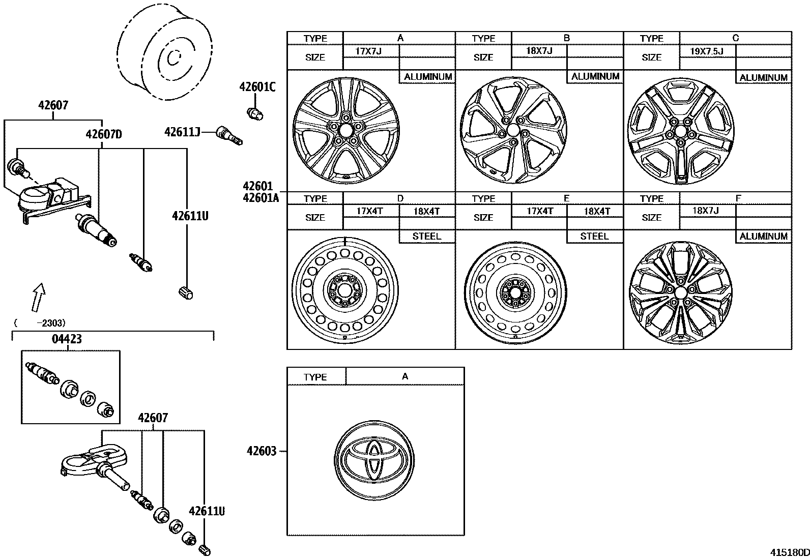 4103 — DISC WHEEL & WHEEL CAP