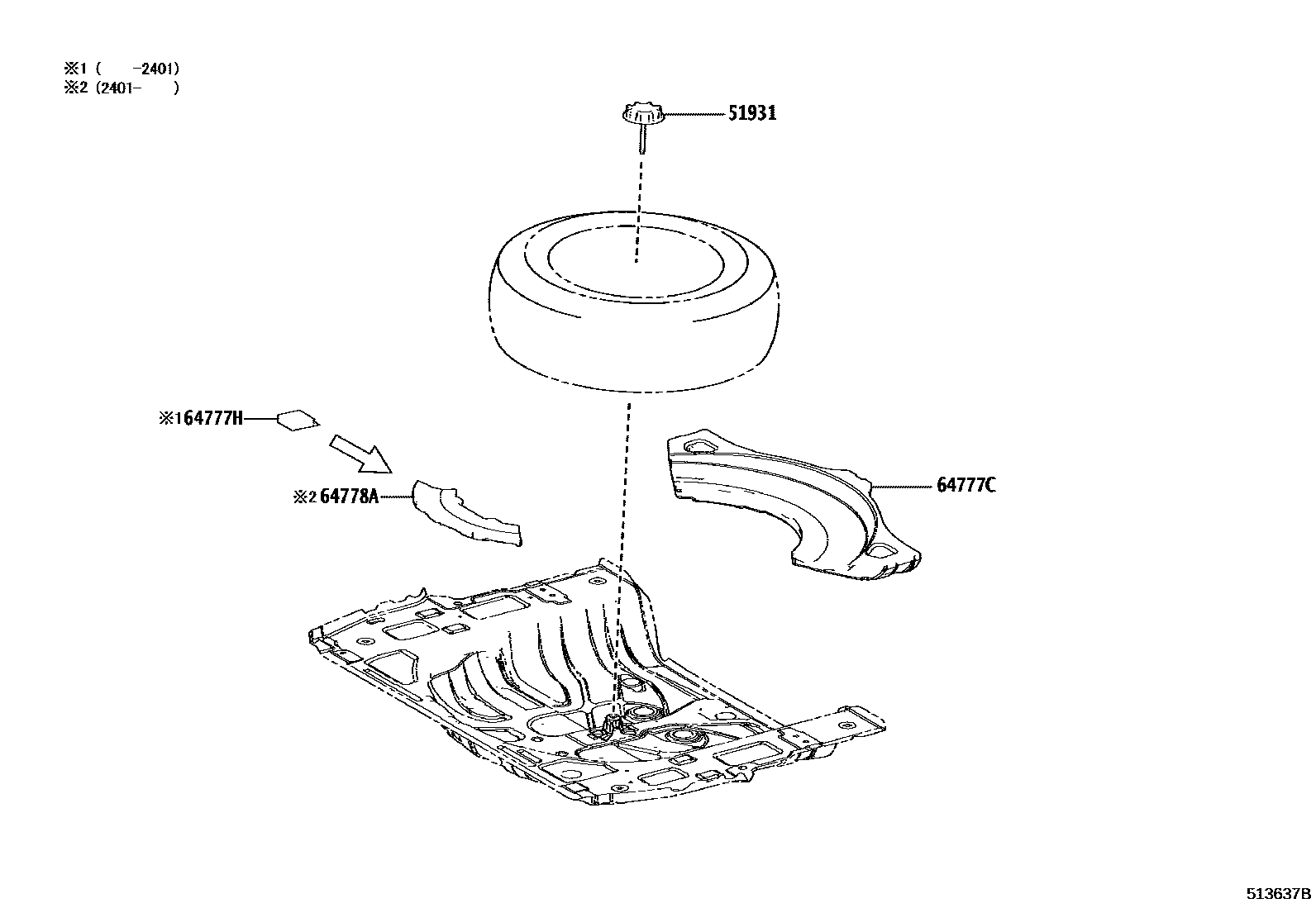 5153 — SPARE WHEEL CARRIER