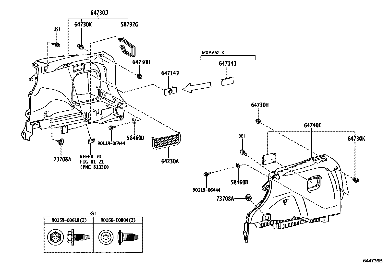 6455 — DECK BOARD & DECK TRIM COVER