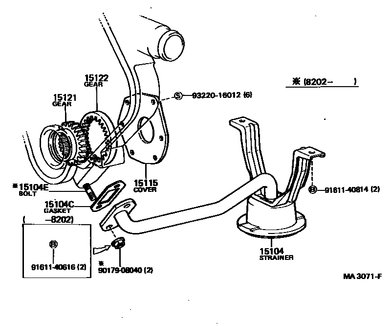 1501 — ENGINE OIL PUMP