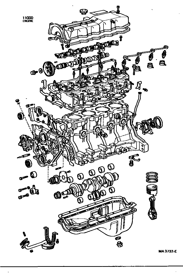 1101 — PARTIAL ENGINE ASSEMBLY