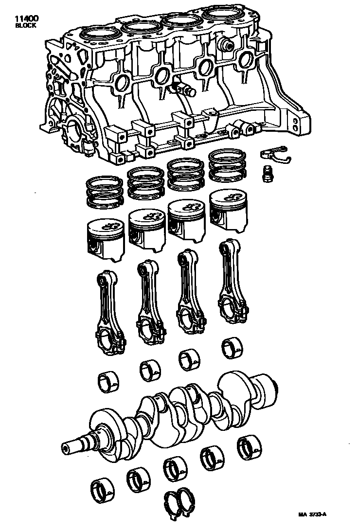 1102 — SHORT BLOCK ASSEMBLY