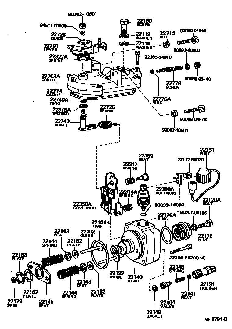 2203 — INJECTION PUMP BODY