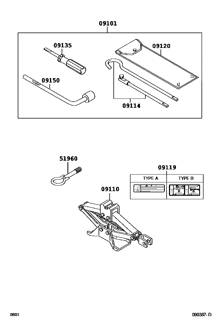 0901 — STANDARD TOOL