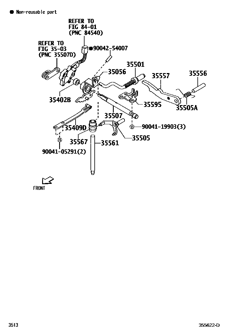 3513 — THROTTLE LINK & VALVE LEVER (ATM)