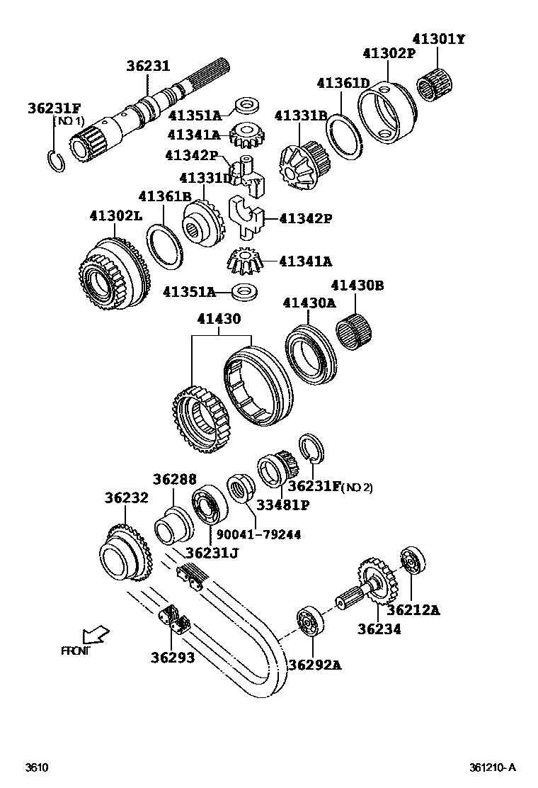 3610 — TRANSFER GEAR