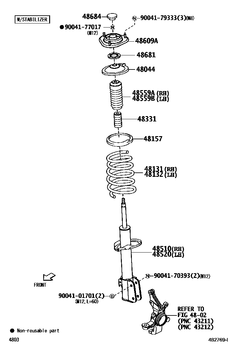 4803 — FRONT SPRING & SHOCK ABSORBER