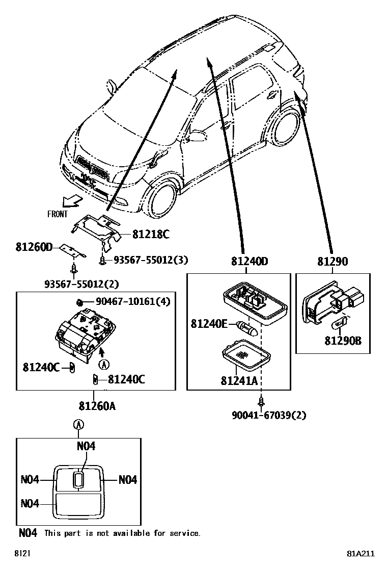 8121 — INTERIOR LAMP