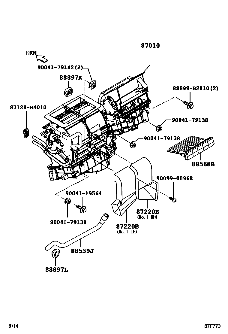8714 — HEATING & AIR CONDITIONING - COOLER UNIT