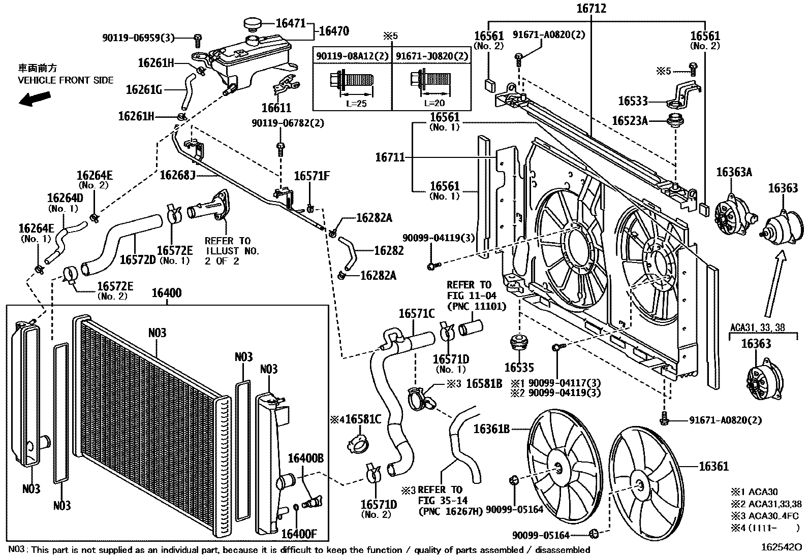 1603 — RADIATOR & WATER OUTLET
