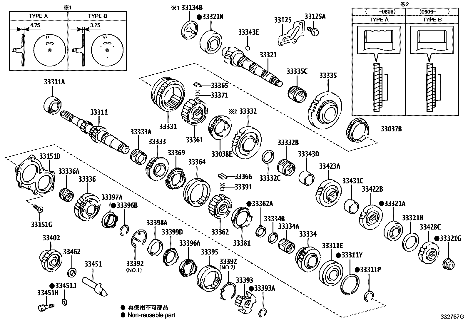 3305 — TRANSMISSION GEAR (MTM)