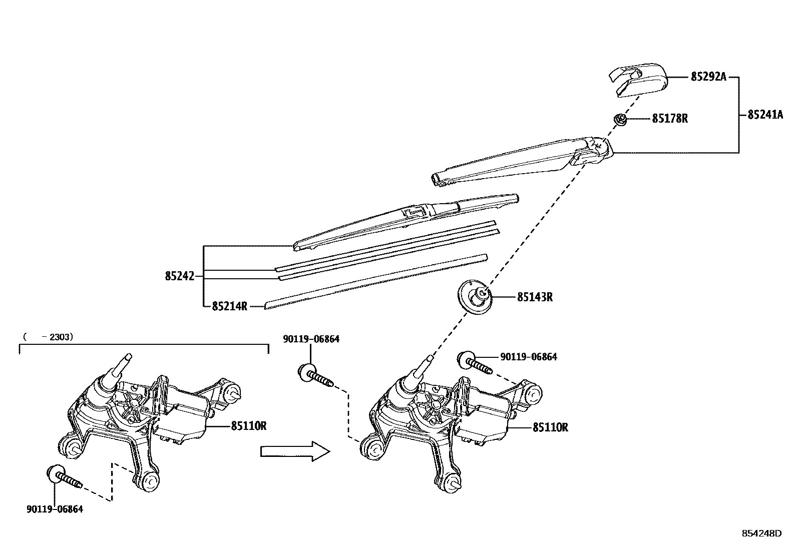 8502 — REAR WIPER