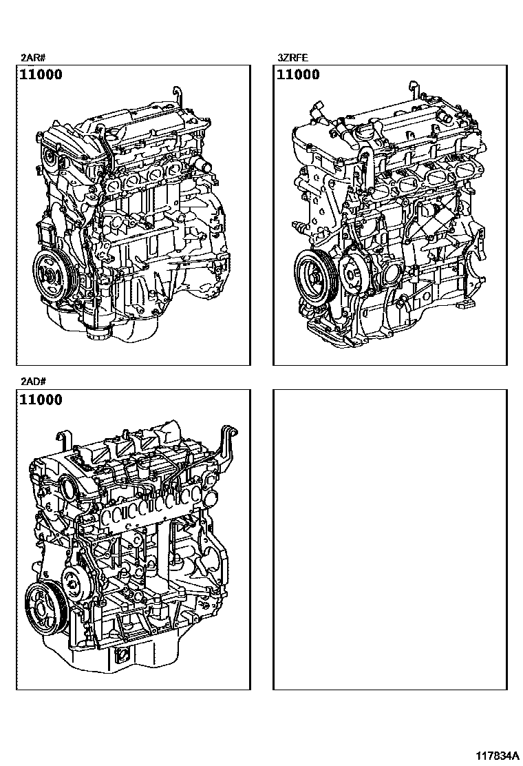 1101 — PARTIAL ENGINE ASSEMBLY