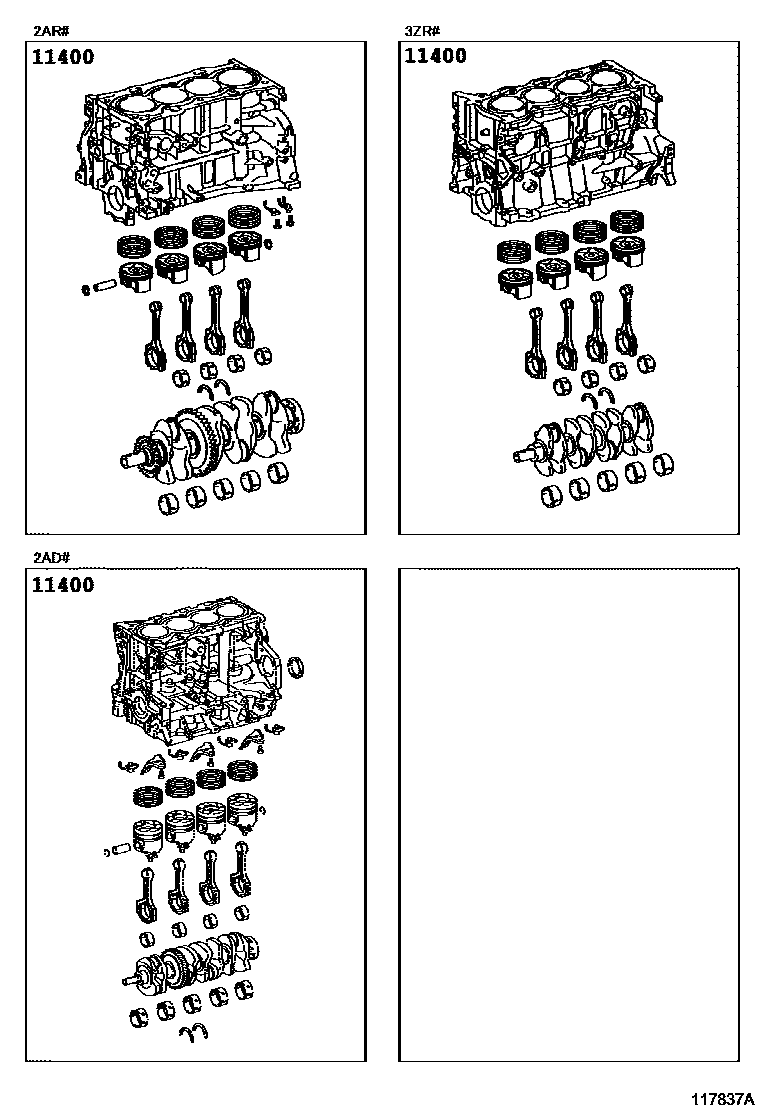 1102 — SHORT BLOCK ASSEMBLY