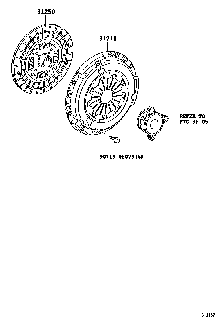 3101 — CLUTCH & RELEASE FORK